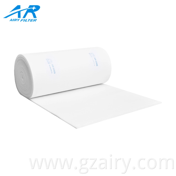 Polyester Spray Booth 2.0m*20m Ceiling Filter for Paint Booth